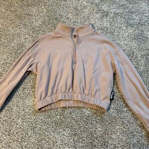 Ptula The Mara Scrunch Sweatshirt - Desert Rose